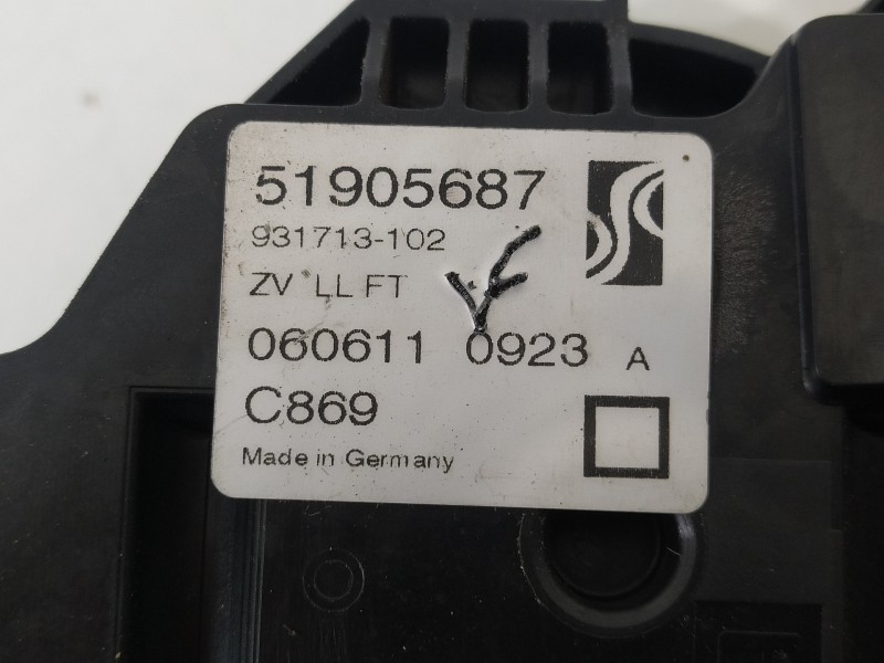 Recambio de cerradura puerta delantera izquierda para fiat punto (evo) (199) dynamic referencia OEM IAM 51905687  