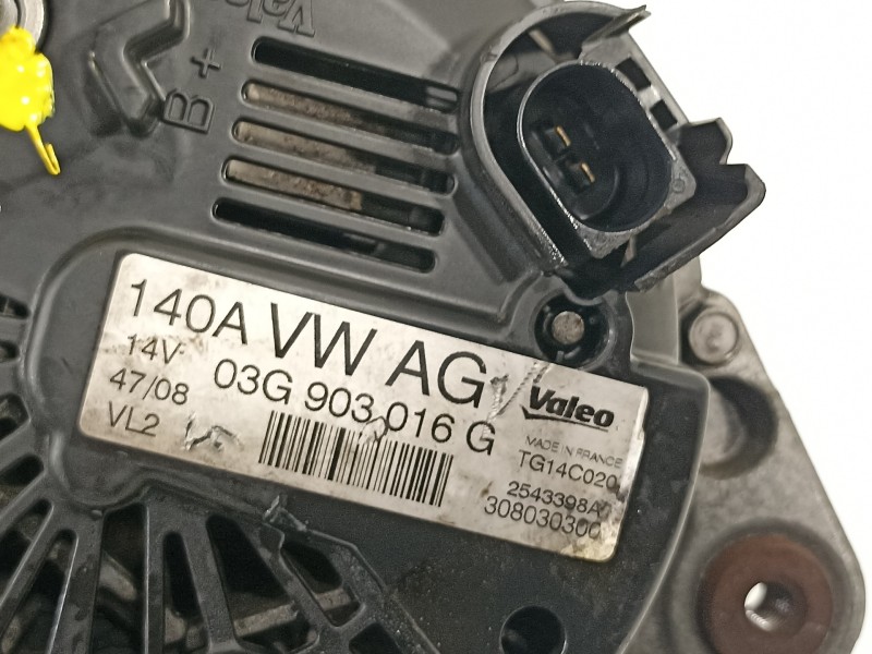 Recambio de alternador para audi q5 (8r) 2.0 tdi (125kw) referencia OEM IAM 03G903016G  