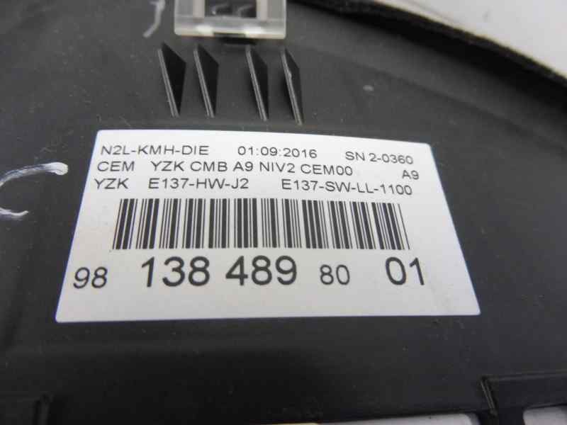 Recambio de cuadro instrumentos para peugeot 208 style referencia OEM IAM 9813848980  