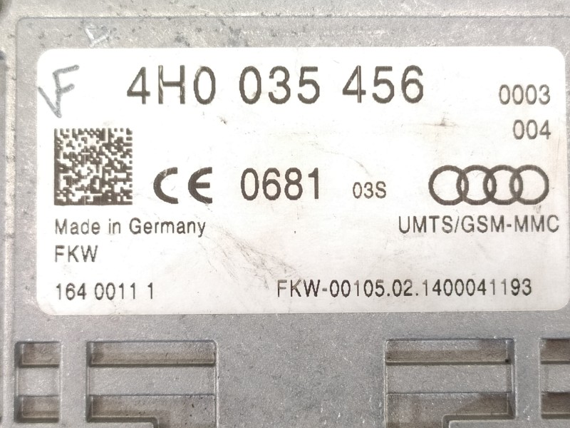 Recambio de modulo electronico para volkswagen golf vii lim. r referencia OEM IAM 4H0035456  