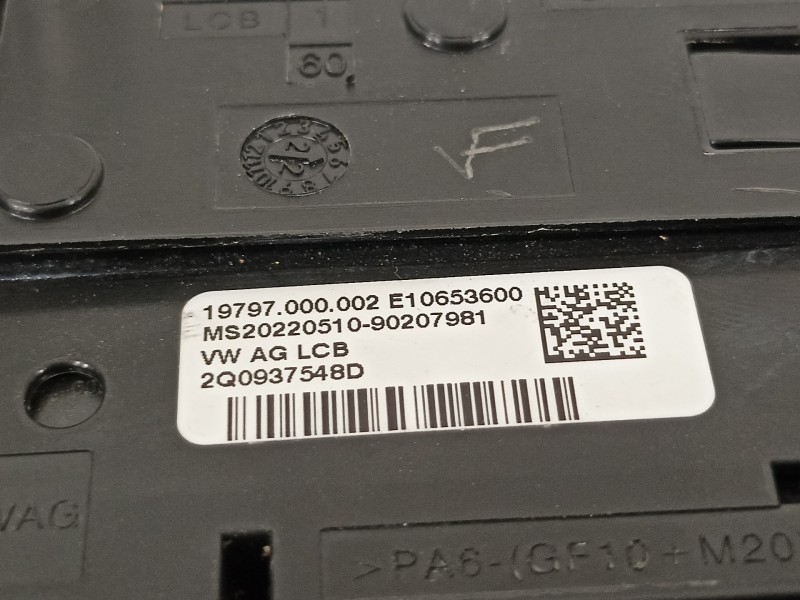 Recambio de caja reles / fusibles para seat arona xperience referencia OEM IAM 2Q0937548D  