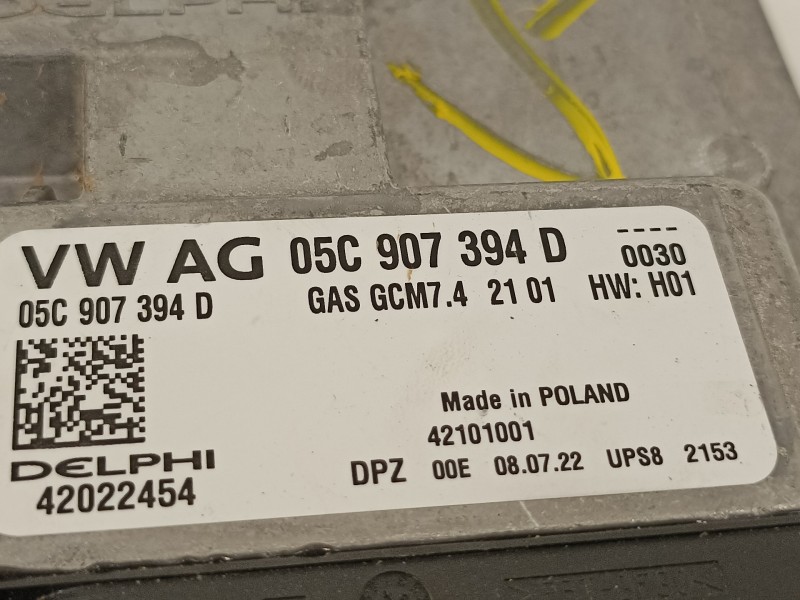 Recambio de centralita motor uce para seat arona xperience referencia OEM IAM 05C907394D  