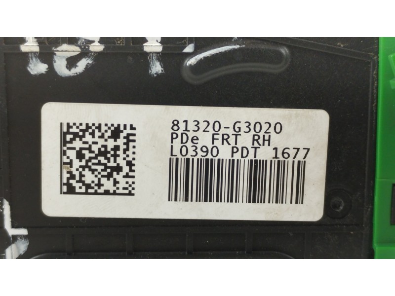 Recambio de cerradura puerta delantera derecha para hyundai i30 (pd) n project c referencia OEM IAM 81320G3020  