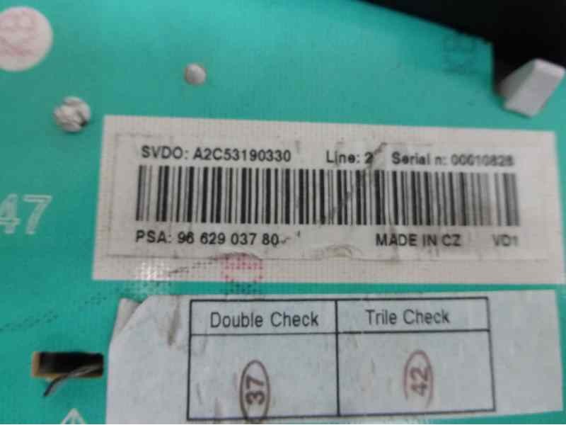 Recambio de cuadro instrumentos para peugeot 207 confort referencia OEM IAM 9662903780 A2C53190330 