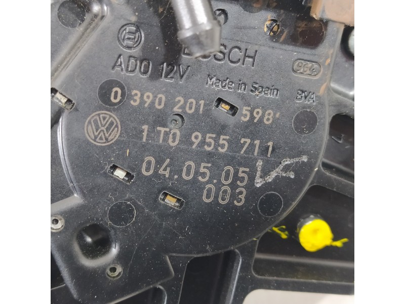 Recambio de motor limpia trasero para volkswagen touran (1t1) advance referencia OEM IAM 1T0955711  