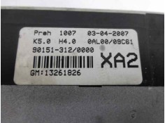 Recambio de mando climatizador para opel astra h berlina cosmo referencia OEM IAM 13261826   2