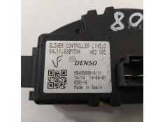 Recambio de resistencia calefaccion para mini mini (f56) one referencia OEM IAM 64119301594 MB4998000131  2