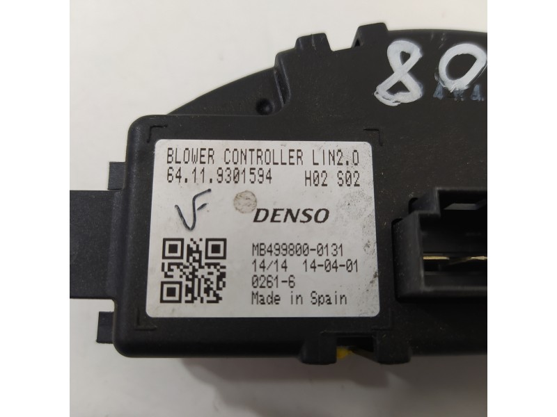 Recambio de resistencia calefaccion para mini mini (f56) one referencia OEM IAM 64119301594 MB4998000131 