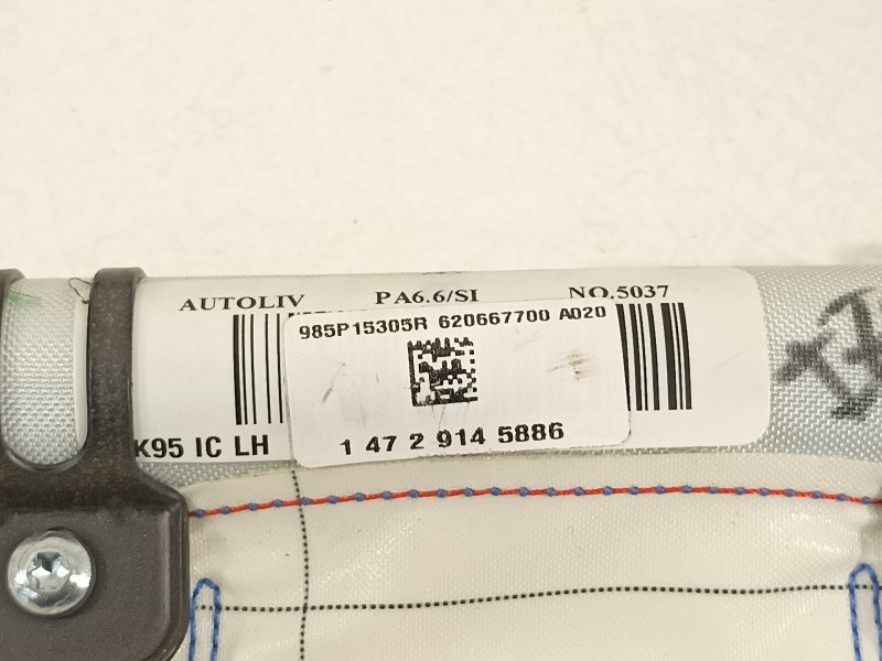 Recambio de airbag lateral delantero izquierdo para renault megane iii berlina 5 p dynamique referencia OEM IAM 985P15305R  