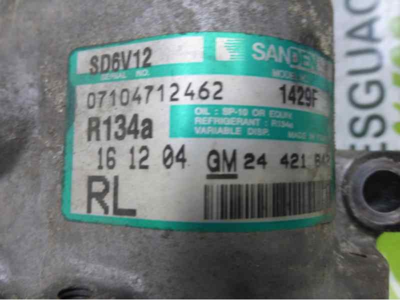Recambio de compresor aire acondicionado para opel meriva blue line referencia OEM IAM 24421642  