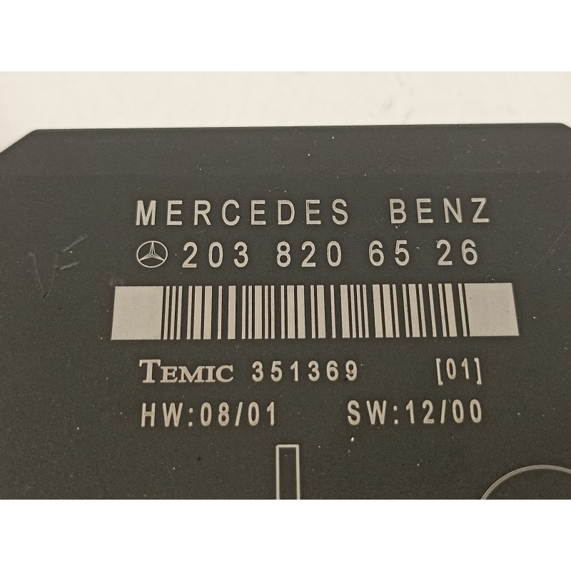 Recambio de modulo confort para mercedes-benz clase c (w203) berlina 180 (203.035) referencia OEM IAM 2038206526  