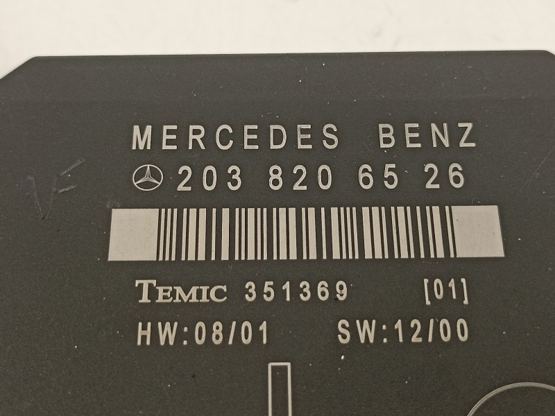 Recambio de modulo confort para mercedes-benz clase c (w203) berlina 180 (203.035) referencia OEM IAM 2038206526  