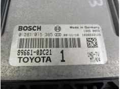 Recambio de centralita motor uce para toyota yaris active referencia OEM IAM 896610DC21 0281015385  2