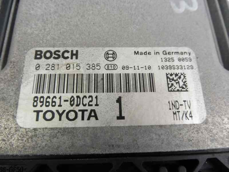 Recambio de centralita motor uce para toyota yaris active referencia OEM IAM 896610DC21 0281015385 