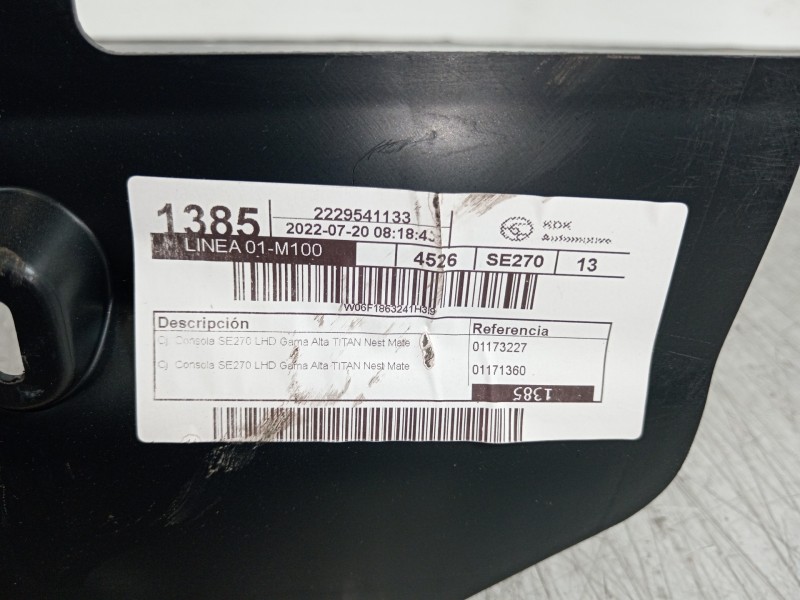 Recambio de consola central para seat arona xperience referencia OEM IAM 6F1863243 01173227 