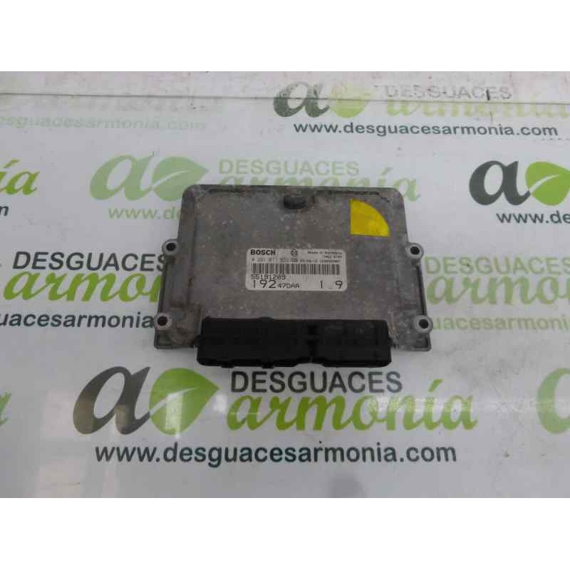 Recambio de centralita motor uce para fiat stilo multi wagon (192) 1.9 jtd 115 referencia OEM IAM 55191209 0281011553 