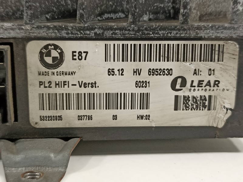 Recambio de amplificador para bmw serie 1 berlina (e81/e87) 120d referencia OEM IAM 65126952630  