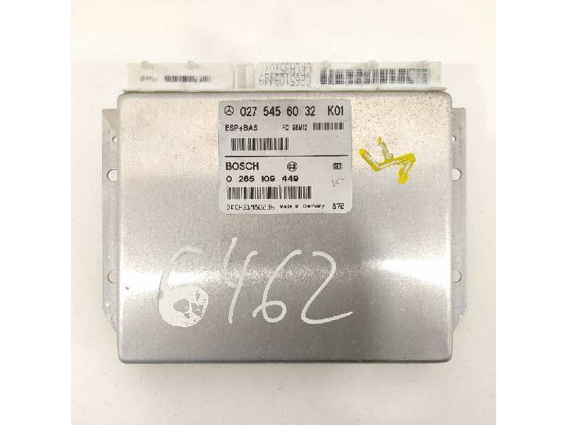 Recambio de centralita abs para mercedes-benz clase a (w168) 170 cdi (168.008) referencia OEM IAM 0275456032 0265109449 