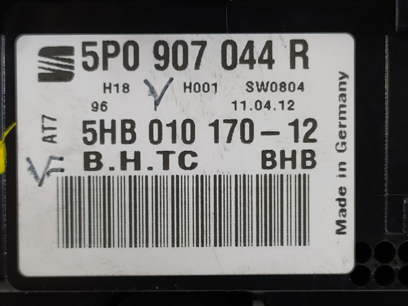 Recambio de mando climatizador para seat altea (5p1) emocion referencia OEM IAM 5P0907044R 5HB010170 