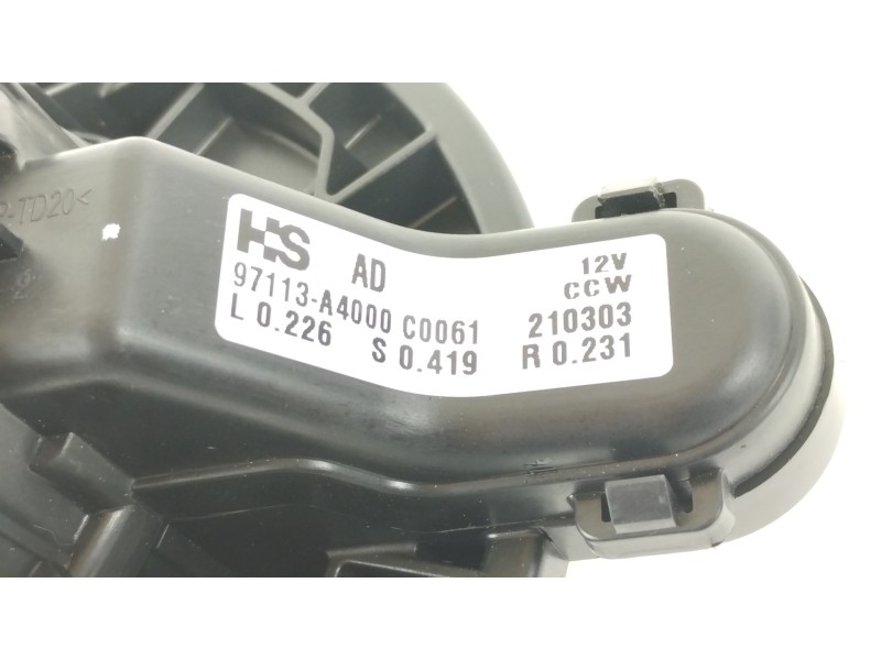 Recambio de ventilador calefaccion para hyundai i30 (pd) n project c referencia OEM IAM 97113A4000  