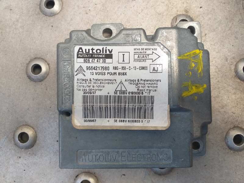 Recambio de kit airbag para citroën c4 grand picasso sx referencia OEM IAM 9664217980 96542463ZD 606474700