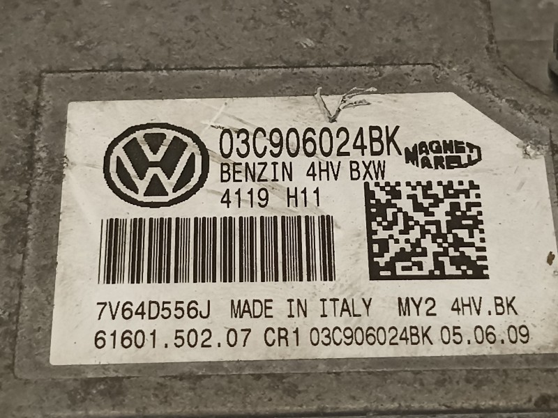 Recambio de centralita motor uce para seat ibiza sc (6j1) 25 aniversario referencia OEM IAM 03C906024BK 6160150207 