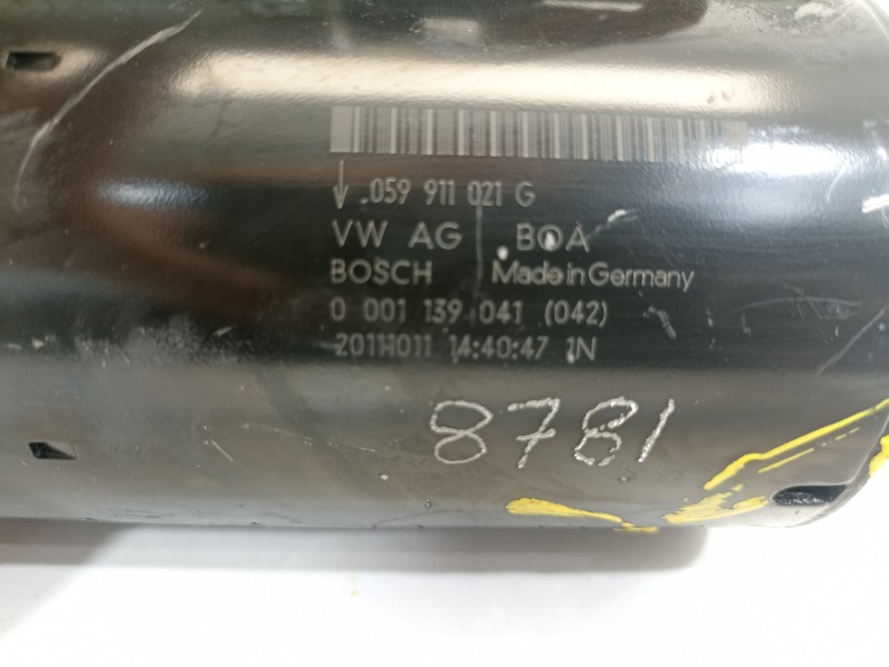 Recambio de motor arranque para audi a5 coupe (8t) referencia OEM IAM 059911021G  