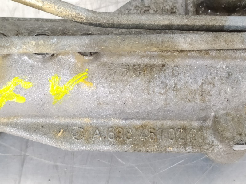 Recambio de cremallera direccion para mercedes-benz vito (w638) caja cerrada 110 d  (638.074) referencia OEM IAM A6384610201  