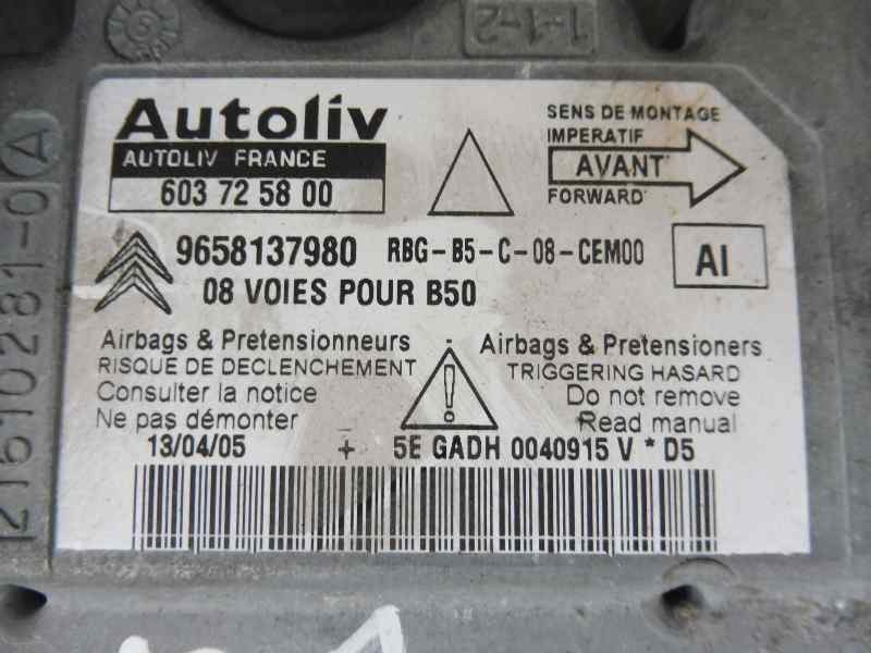 Recambio de kit airbag para citroën c4 coupe vtr plus referencia OEM IAM 9658137980 96471578ZD 9646339680