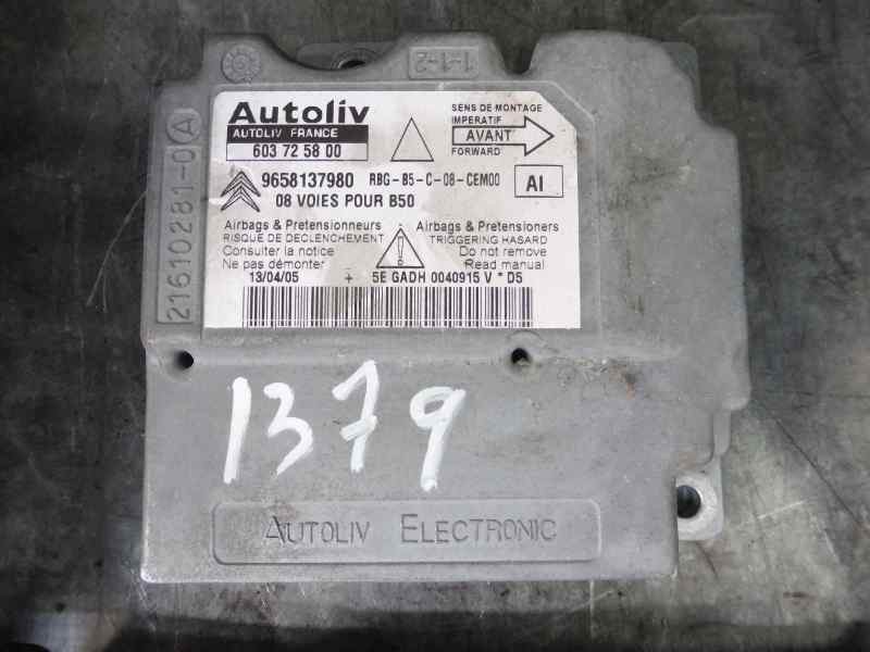 Recambio de kit airbag para citroën c4 coupe vtr plus referencia OEM IAM 9658137980 96471578ZD 9646339680