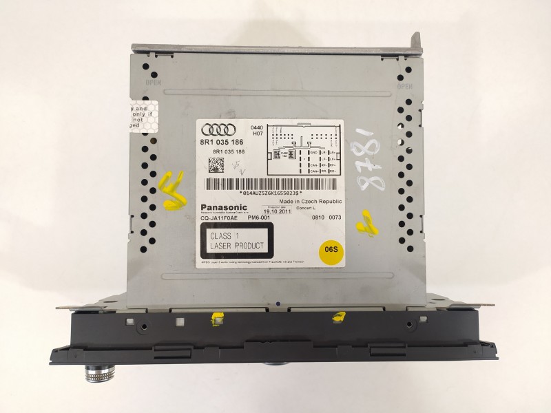 Recambio de sistema audio / radio cd para audi a5 coupe (8t) referencia OEM IAM 8R1035186  