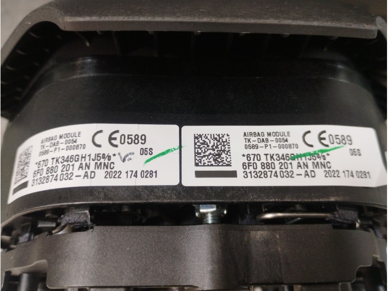 Recambio de kit airbag para seat arona xperience referencia OEM IAM 6F1857075 6F0880204 5QF959655