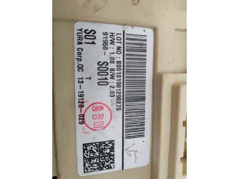 Recambio de caja reles / fusibles para hyundai i30 (pd) n performance referencia OEM IAM 91950S0010  