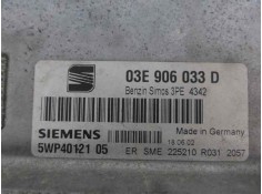 Recambio de centralita motor uce para seat ibiza (6l1) stella referencia OEM IAM 03E906033D 5WP40121  2