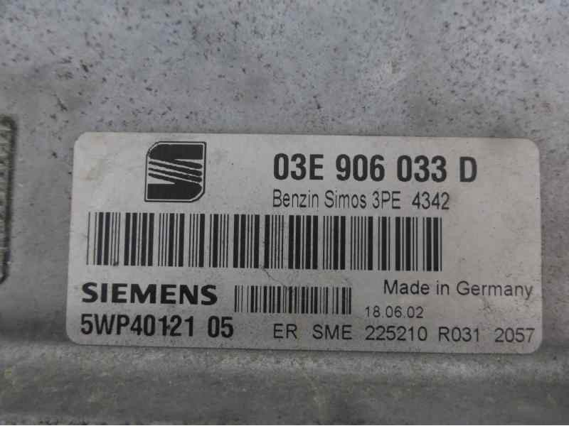 Recambio de centralita motor uce para seat ibiza (6l1) stella referencia OEM IAM 03E906033D 5WP40121 