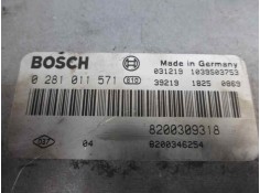 Recambio de centralita motor uce para renault laguna ii (bg0) initiale referencia OEM IAM 8200309318 0281011571 8200346254 2