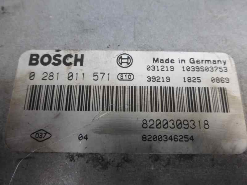 Recambio de centralita motor uce para renault laguna ii (bg0) initiale referencia OEM IAM 8200309318 0281011571 8200346254