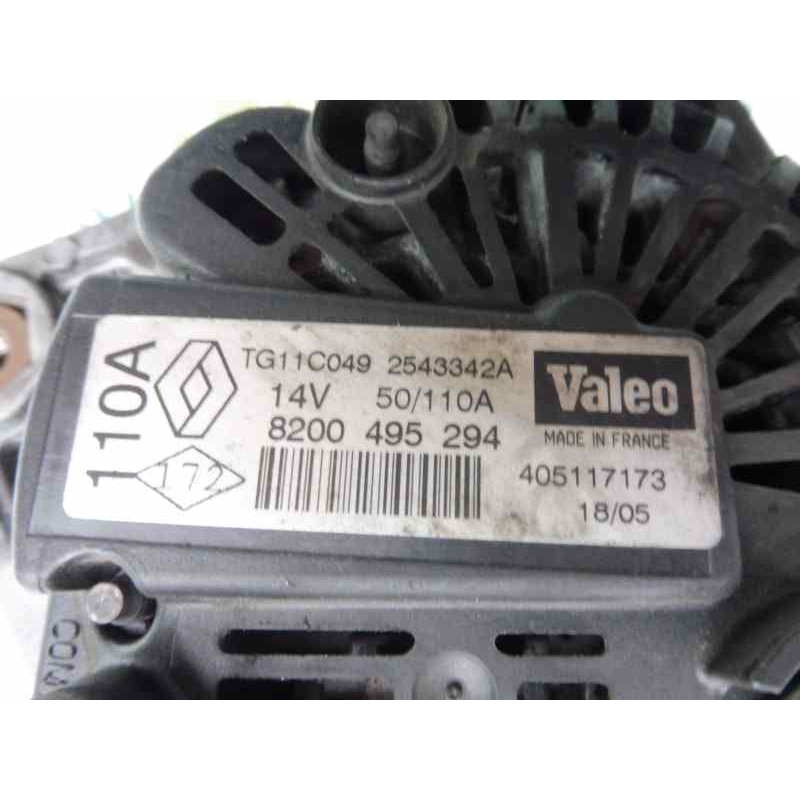 Recambio de alternador para renault megane ii classic berlina confort dynamique referencia OEM IAM 8200495294 TG11C049 2543342A