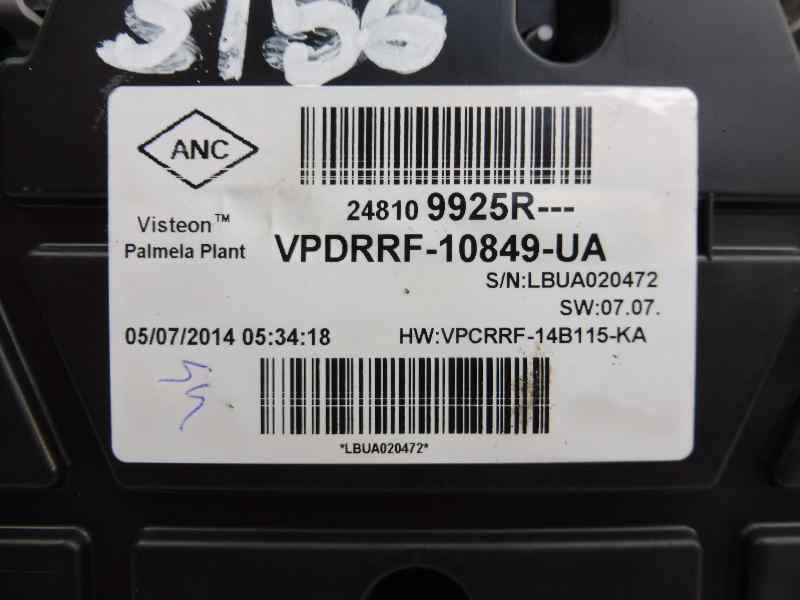 Recambio de cuadro instrumentos para renault captur dynamique referencia OEM IAM 248109925R  