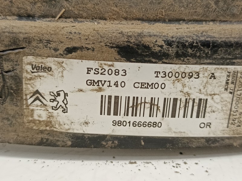 Recambio de electroventilador para citroën c3 collection referencia OEM IAM 9801666680  