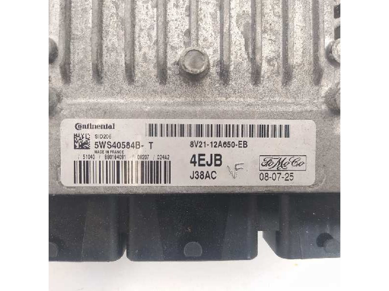 Recambio de centralita motor uce para ford fiesta (cb1) trend referencia OEM IAM 8V2112A650EB 5WS40584B 