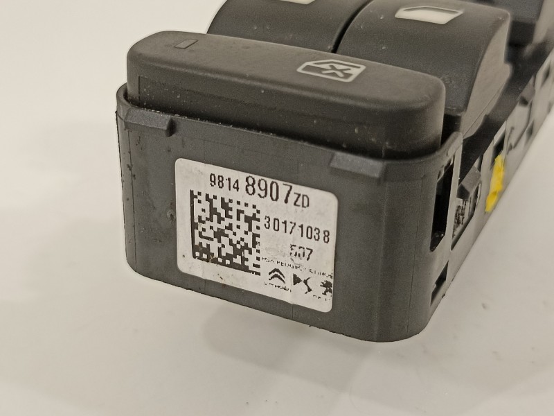 Recambio de mando elevalunas delantero izquierdo para citroën c3 collection referencia OEM IAM 98148907ZD  