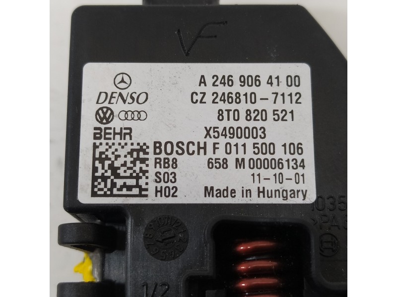 Recambio de resistencia calefaccion para audi a5 coupe (8t) referencia OEM IAM 8T0820521 A2469064100 F011500106