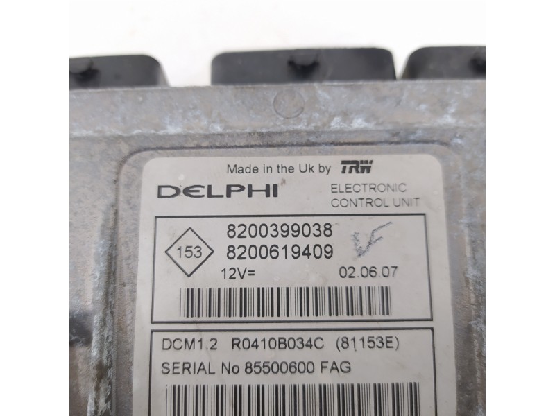 Recambio de centralita motor uce para nissan note (e11e) acenta referencia OEM IAM 8200399038 8200619409 