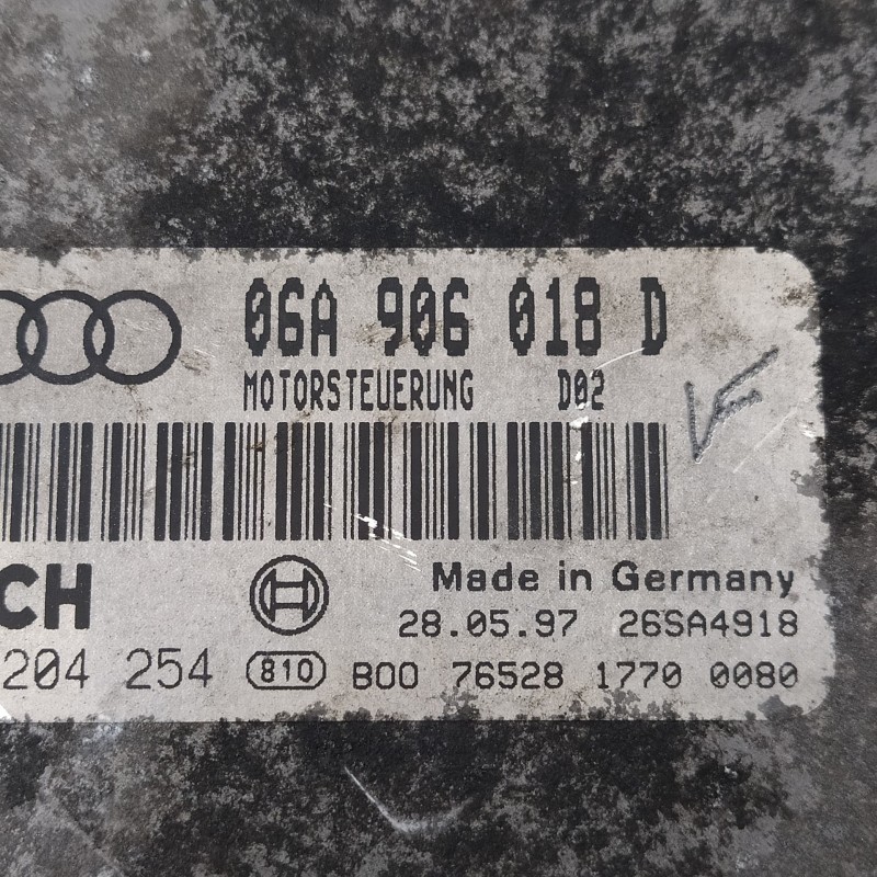 Recambio de centralita motor uce para audi a3 (8l) 1.8 t ambiente referencia OEM IAM 06A906018D 0261204254 
