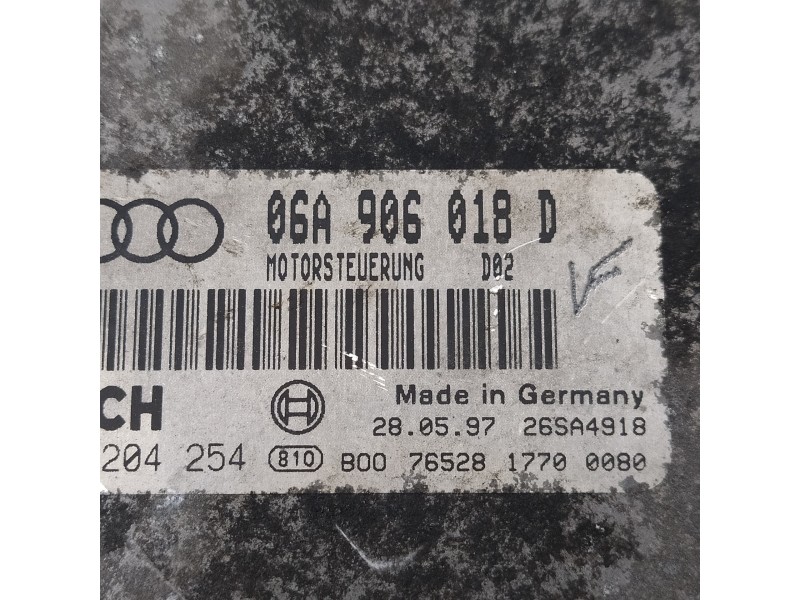 Recambio de centralita motor uce para audi a3 (8l) 1.8 t ambiente referencia OEM IAM 06A906018D 0261204254 