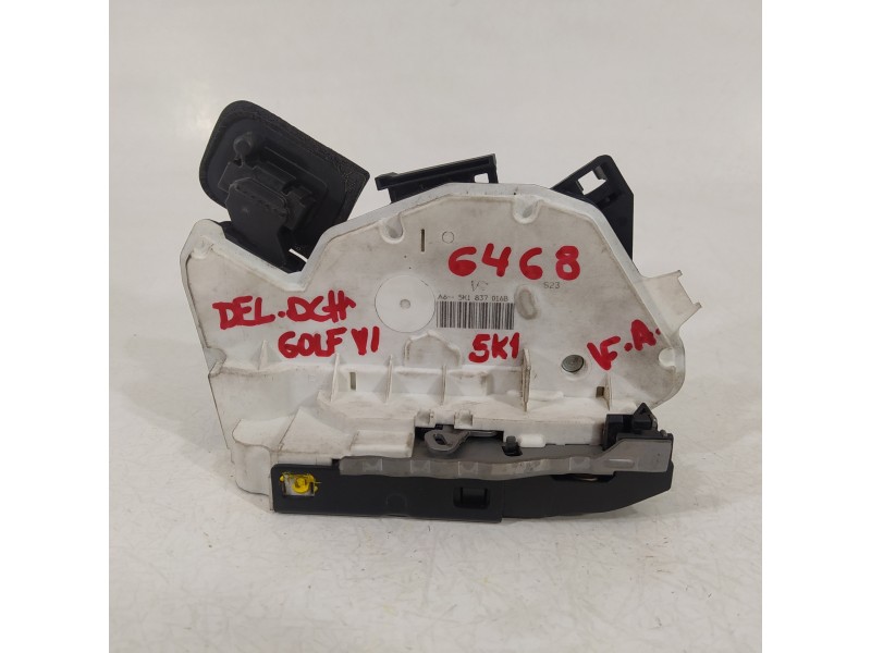 Recambio de cerradura puerta delantera derecha para volkswagen golf vi (5k1) advance referencia OEM IAM 5K1837016B  