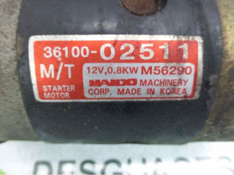 Recambio de motor arranque para hyundai atos prime (mx) 1.0 cat referencia OEM IAM 3610002511 M56290  Recambio de motor arranque para hyundai atos prime (mx) 1.0 cat referencia OEM IAM 3610002511 M56290