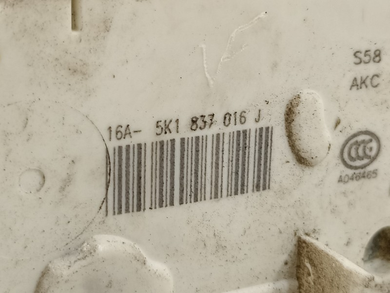 Recambio de cerradura puerta delantera derecha para seat leon st (5f8) style referencia OEM IAM 5K1837016J  