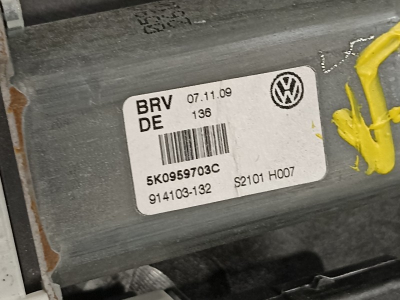 Recambio de elevalunas trasero izquierdo para volkswagen golf vi (5k1) advance referencia OEM IAM 5K4839729J 5K4839461A 5K095970